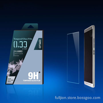 Super anti-crack tempered-glass mobile phone screen protector for HTC One/M7